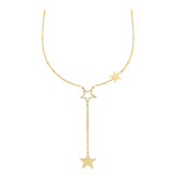 Star Drop Necklace