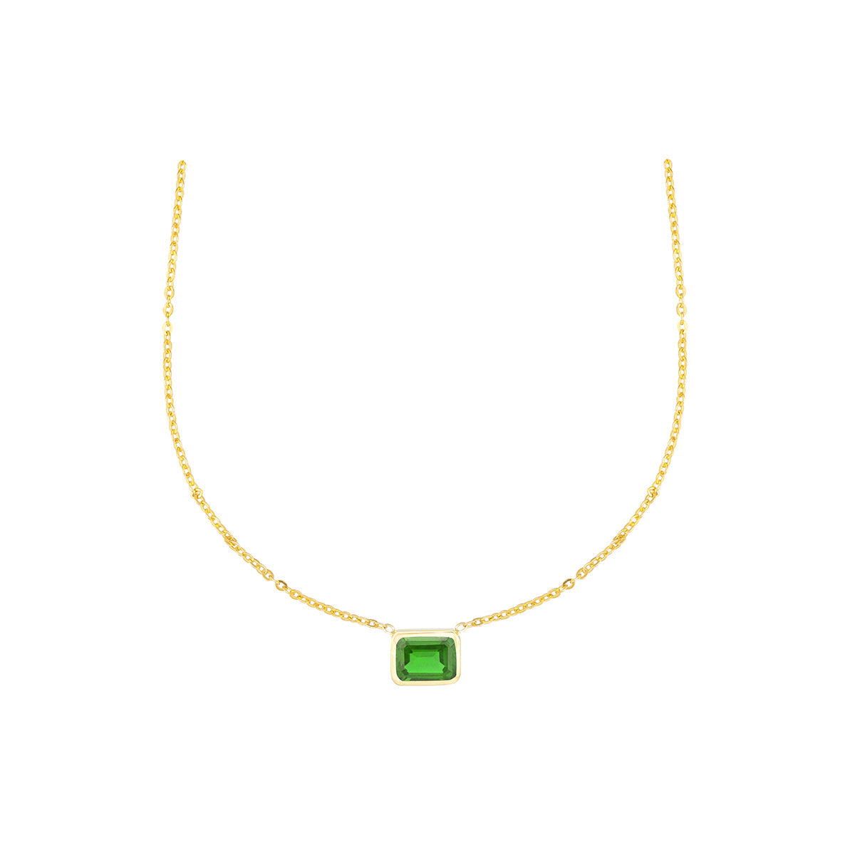 el-mawardy-jewelry-Emerald-Cut-Necklace-in-18k-Yellow-gold