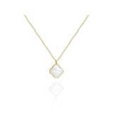 Clover Shape Mother of Pearl Necklace