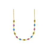 Multi Semi-Precious Gemstone Necklace