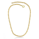 Paperclip Necklace in 18k Yellow Gold
