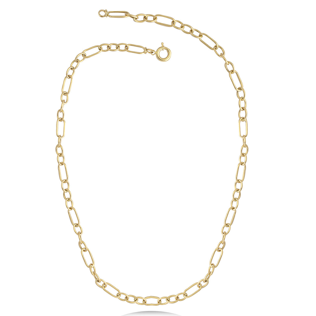 Link Chain Necklace in 18k Yellow Gold