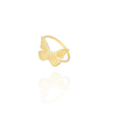 Butterfly Ring in 18k Yellow Gold