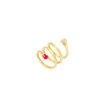 Warp Ring in 18K Yellow Gold
