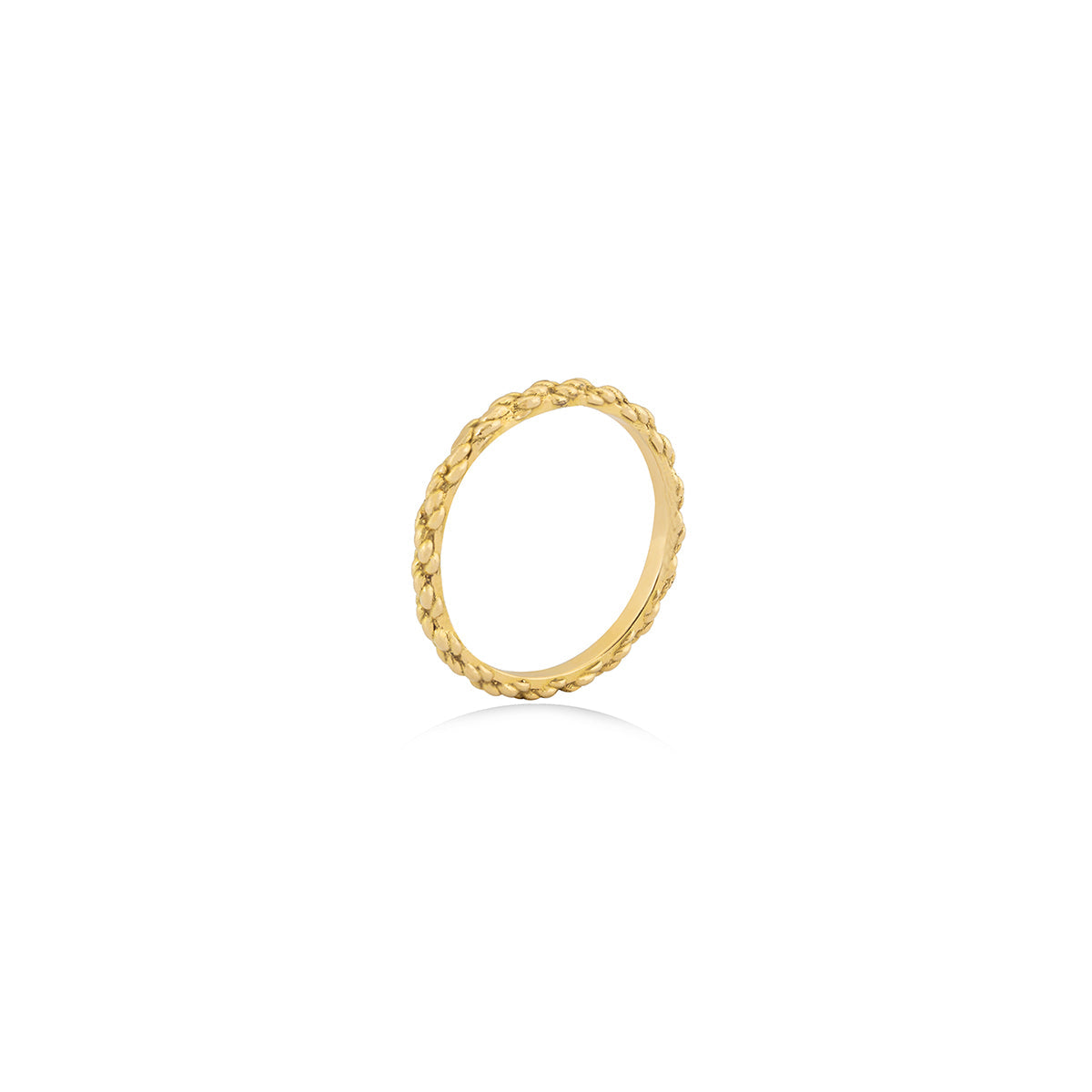 Engagement Band in 18k Yellow gold