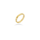 Engagement Band in 18k Yellow gold