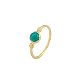 Oval Emerald 18K Gold Ring