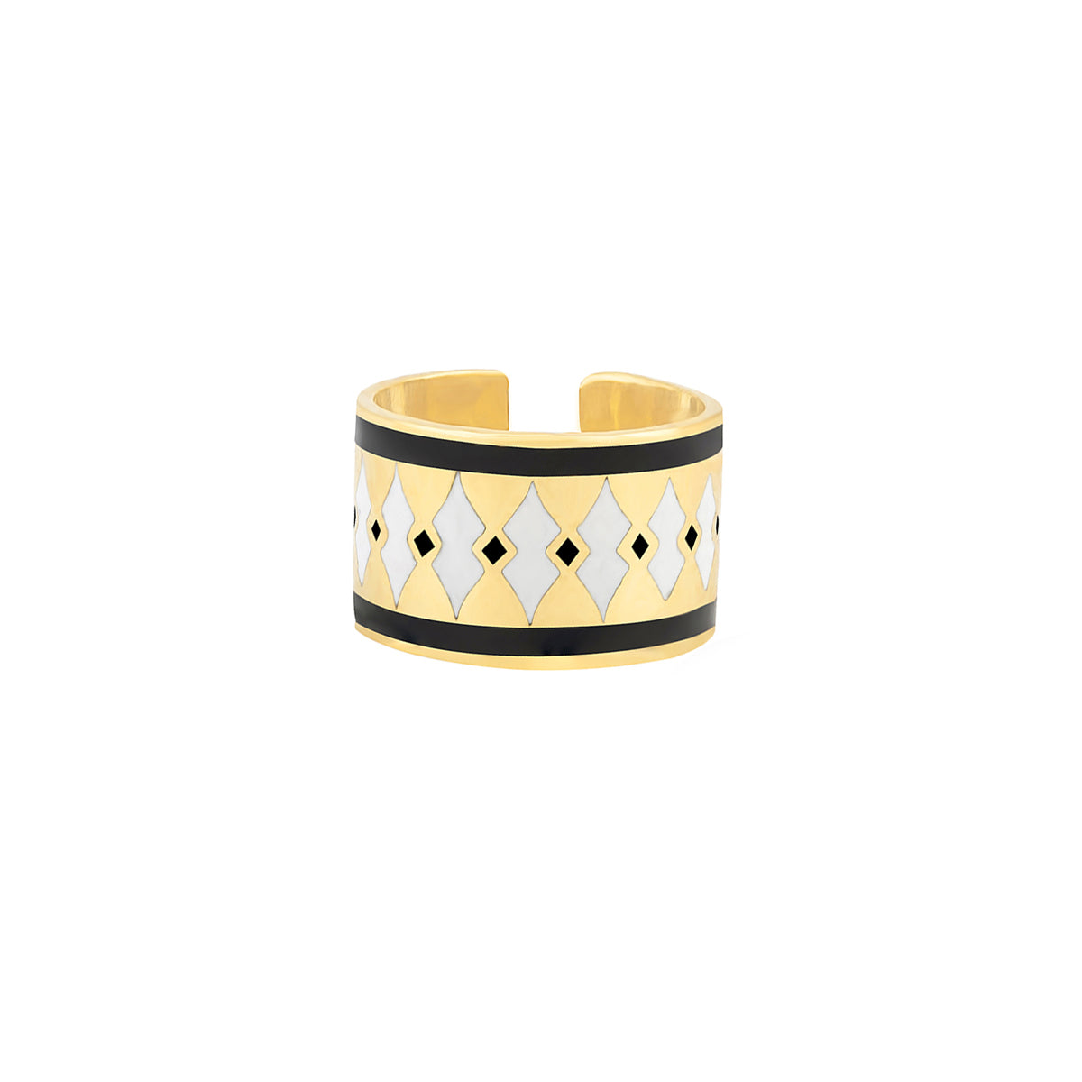 Cuff Ring in 18k Yellow Gold